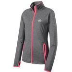 CL312 • Sport-Tek® Women's Sport-Wick® Stretch Contrast Full-Zip Jacket
