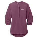 CL324 • Port Authority® Women's 3/4-Sleeve Textured Crepe Tunic