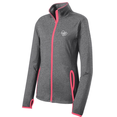 CL312 • Sport-Tek® Women's Sport-Wick® Stretch Contrast Full-Zip Jacket