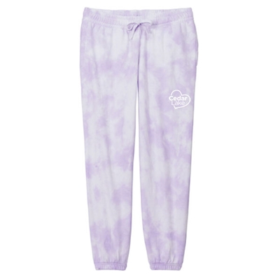 CL318 • Port & Company® Women's Beach Wash® Cloud Tie-Dye Sweatpant