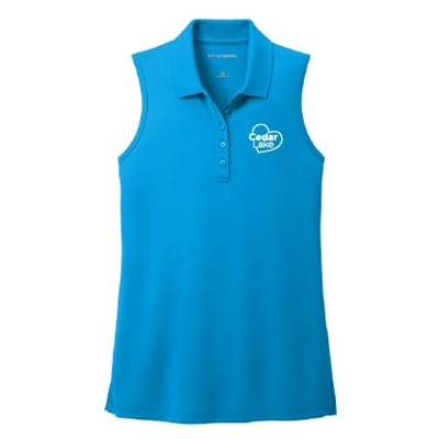 CL368 • Port Authority® Women's Dry Zone® UV Micro-Mesh Sleeveless Polo
