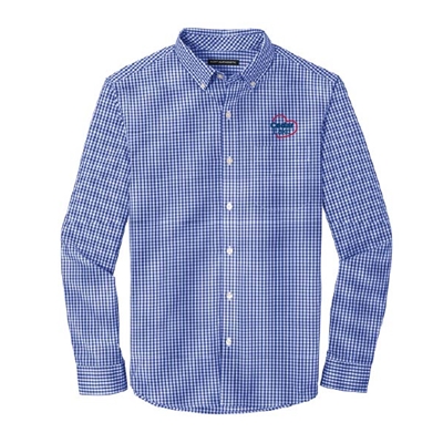 CL113<br>Port Authority® Broadcloth Gingham Easy Care Shirt