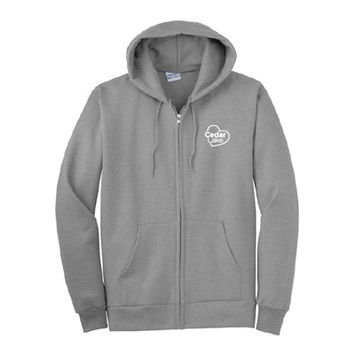 CL382 • Tall Essential Fleece Full-Zip Hooded Sweatshirt