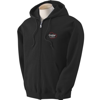 CL130<br>Gildan Hooded Full Zip Sweatshirt Jacket